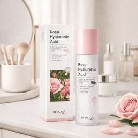 Pack X2 Tónico Facial Bioaqua Rose Hyaluronic Acid