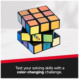 Rubik's Impossible 3x3 Color Changing Puzzle Challenging Brain Teaser Toy