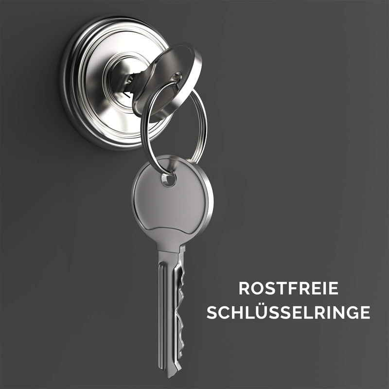 Rietlow® Key Ring 100-Piece Set – Key Rings with Ø