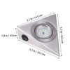 OSALADI Triangular Under-Unit Light Made of Stainless Steel 13 x