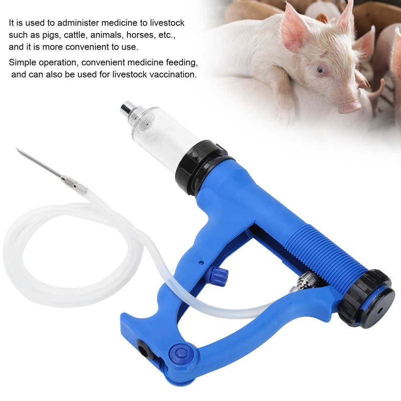 Cattle Sheep and Pigs Veterinary Potting Gun Feeding Container Automatic