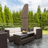 Pure Garden Offset Outdoor Umbrella Cover - Heavy-Duty Waterproof Protection