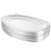 ASelected 20Pcs Aluminium Foil Party Platters 35.2X24.7X24Cm Tin Foil Trays