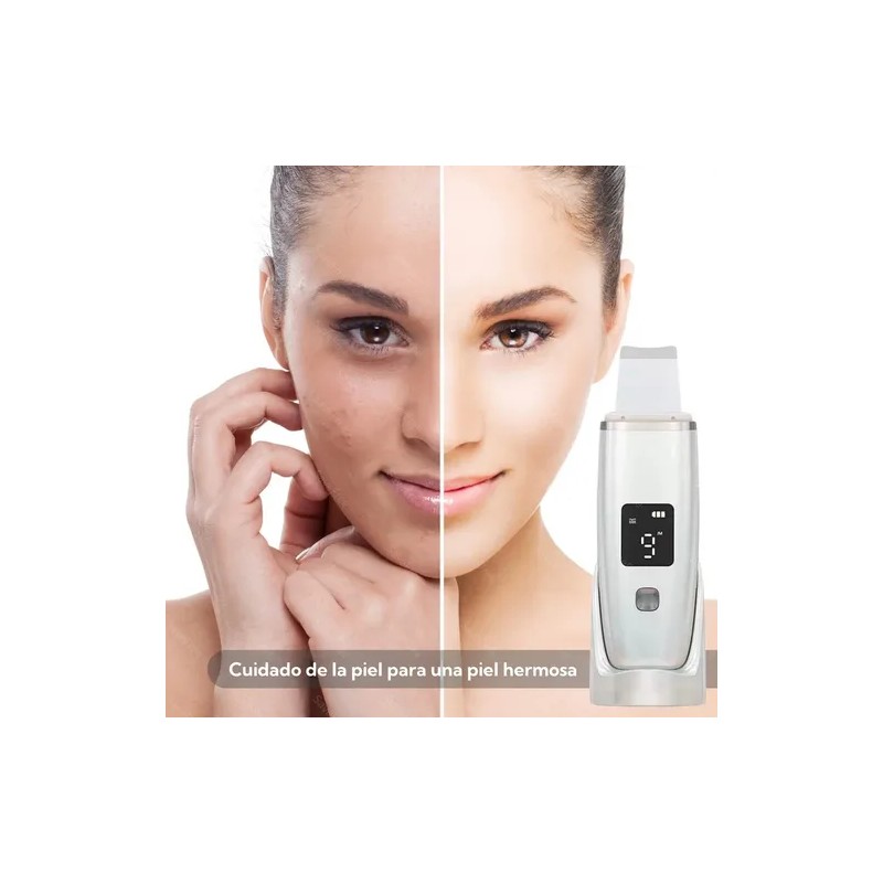 Ultrasónico Exfoliación Limpiador Cuidar Piel,skin Scrubber