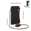 JOYIR Vintage Genuine Leather Biker Wallets for Men with Chain,RFID