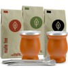 Mate Tea Set Organic ● 3 Mates + 2 Double-Walled
