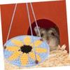 Kisangel Bearded Dragon Hammock Swing Toy Reptile Hammock Bed for