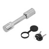 Barbell-Style Hitch Pin Anti-Theft Tow Receiver Locking Coupler with 2