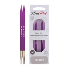 Knit Pro 5 mm Normal Interchangeable Circular Needles, Multi-Colour