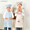 JACKIE & YORK Children’s Apron, Kids, Bandanna Style Head Covering