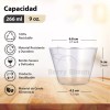 Berry Bloom 1000 Vasos Desechables De Plástico Tipo Cristal, 9