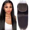 13X4 Lace Frontal Closure Human Hair Straight Transparent HD Lace