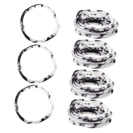 Healvian 20pcs Thick Hair Ties Wide Elastic Bands for Ponytails No Damage Hair Holders Fashionable Tie-dye Design for Daily Wear and Special Occasions