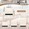 sourcing map 4Pcs Bed Risers, Square Heavy Duty Stackable Lift
