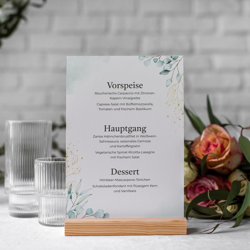 15 Blank Menu Cards for Menus and Drinks Cards for