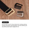 sourcing map Pack of 4 Metal Buckles Webbing 1.26 Inch