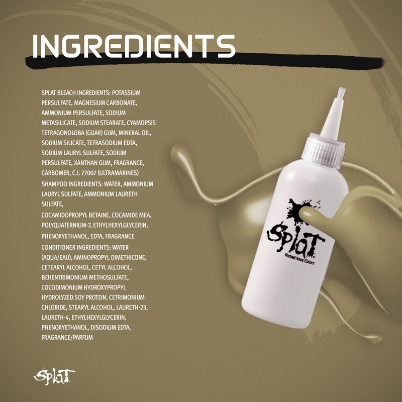 Splat Lightening Bleach Kit, 1 Application, Includes Oxide, Lightening Bleach