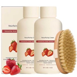 Piezas Crema Rejuvenecedora Piel Fresa Loción Piernas Mujeres Reduce Protuberancias Textura Irregular Sedosa Suave