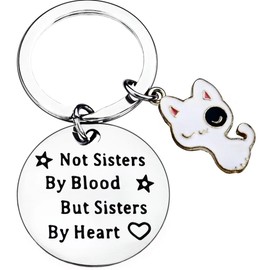 KSMMA Girlfriend Keychain Funny Birthday Gift Long Distance Friendship Gift Female Friend Gifts Cute Christmas Gift