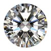 SAVEARTH DIAMONDS Lab Created Moissanite Loose Diamond 6.5MM Round Cut
