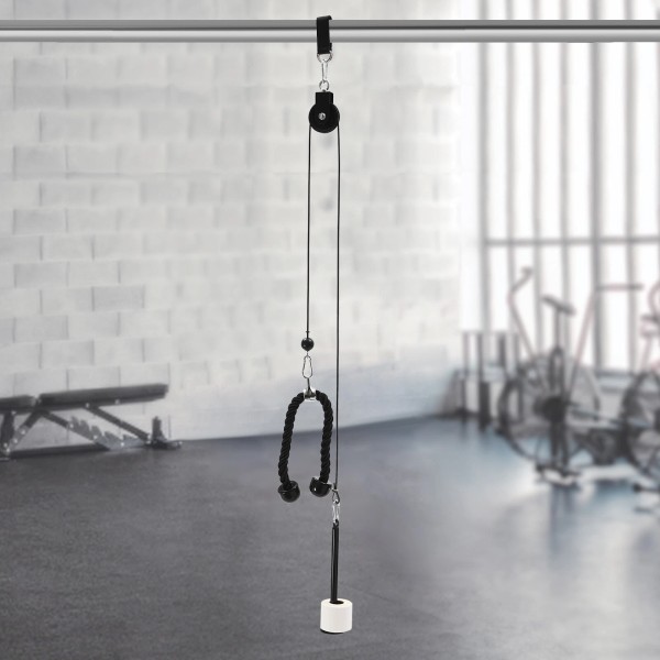Versatile Weight Pulley System for Home Gym - 220.46 lbs