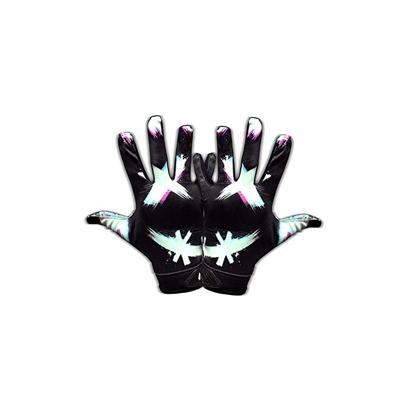 TAQCHA - Guantes de fútbol con ojos cruzados, talla adulto