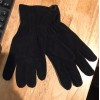 West Loop Womens Fleece Gloves Black 100% Polyester NEW