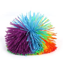 Silicona Construcción Alivio del estrés Arco Iris Colorido Juguete sensorial Forma de bola Colorido Sensorial Estiramiento Juguetes Sensorial Fidget Juguetes