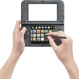 para 3DS XL Stifte, Stylet New 3DS XL, Lápiz táctil portátil Stylus de 10 Piezas para la Nueva Consola 3DS XL Color (Negro)