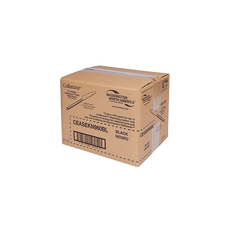 WNA Cutlerease Knife Dispenser Refills, Small, Black