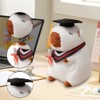 YANGUN Capybara Cuddly Toy with Graduation Hat and Talar, 23