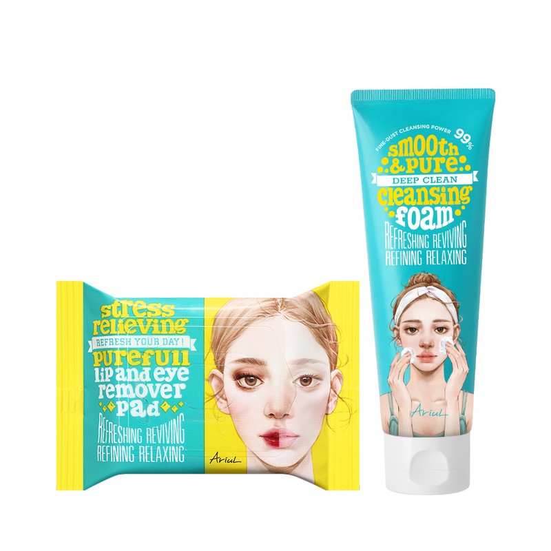 Ariul Deep Clean Cleansing Special Set (Smooth & Pure Deep