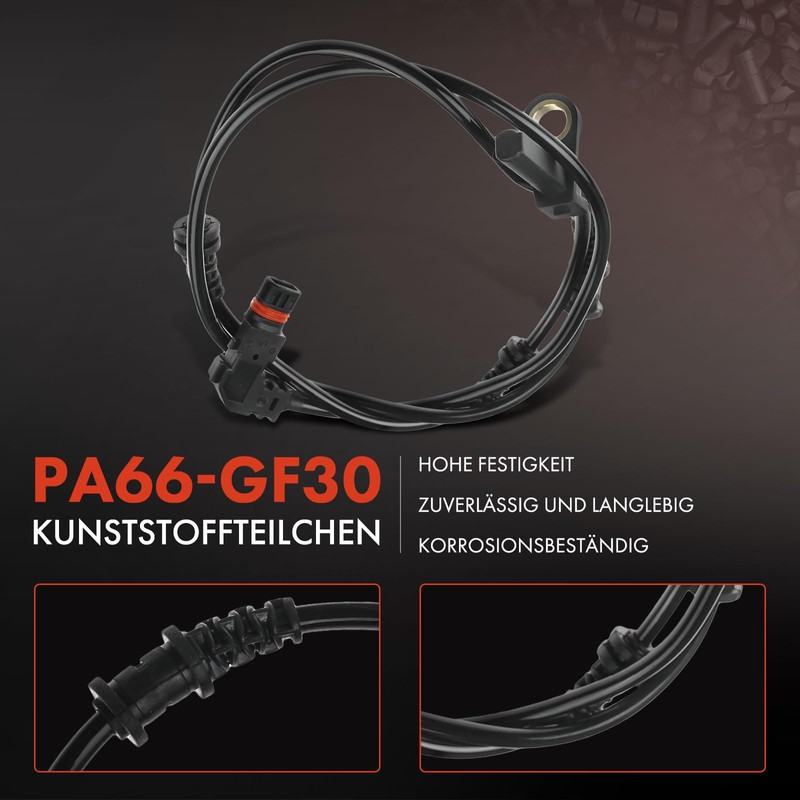 Frankberg 2 x ABS sensor front rear compatible with S-Class