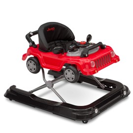 Jeep Classic Wrangler 3-in-1 Grow with Me Walker by Delta Children, Red
