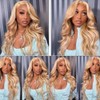 P27613 Bundles Ombre Body Wave Human Hair Bundle 613 Bundle
