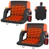 Slendor Dual-Sided Heated Stadium Seats for Bleachers with Back Support,