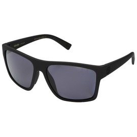 VonZipper Dipstick Sunglasses Matte Black with Wildlife Vintage Grey Polarized Lens