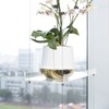 Sumerflos 3-Tier Acrylic Window Boxes Plant Shelves for Windows, Acrylic