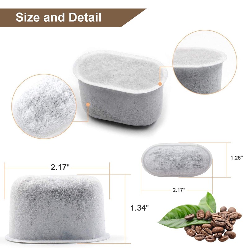 Litviz 24 Pack Compatible Charcoal Water Filter Replacements for Breville