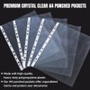ASPIRE UK A4 Punched Pockets – 50 Clear Plastic Sheet