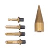5Pcs Firewood Drill Bit 32mm Wood Log Splitter C45 Steel