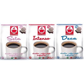 Bonini Coffee Pads for Senseo - Variety Pack 3 x 36 Pods (108 Pods, 756g)