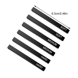 Helweet Pressed Charcoal Set, Sketch Charcoal Pencils, Charcoal Pencils in Black, Charcoal Pencils Set, Suitable for Drawing, Sketching, Writing, Art Design, 6 Pieces