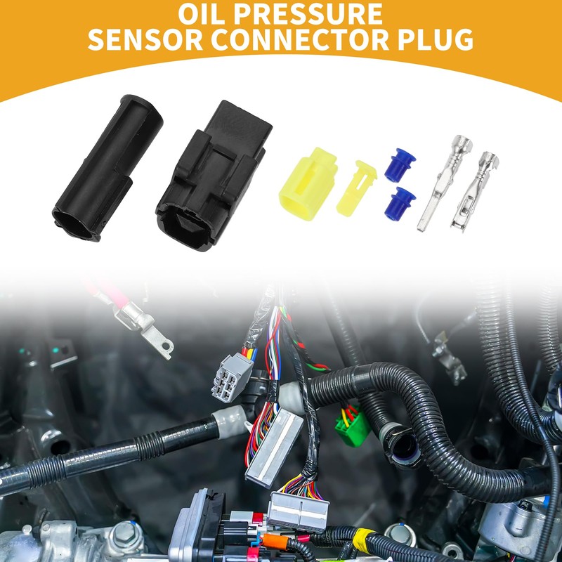 Partuto Oil Pressure Sensor Connector Plug Inner Male Female Wire