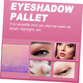 minkissy 2pcs Eyeshadow Empty Box Fish-scale Pattern Portable Eyeshadow Tray for Palette for Women for Daily Use Travel