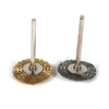 36-Piece Brass Steel Wire Brush for Drill Set Pen Wheel