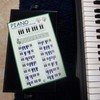 PLUM ROSE Piano Chords Chart (11x17) - Educational Music Poster
