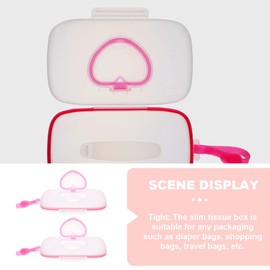 Travel Wipes Case 2pcs Wipe Holder Baby Wet Tissue case Baby Wipe Dispenser refillable Wet Wipe Pouch Portable Travel Wipes Travel Wipes Holders Baby Wipes Wipes Dispenser