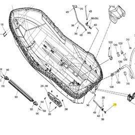 Speedboat Drain Plug, 2 Pcs Boat Plastic Drain Plug 292002024 Replacement for Sea Doo GTR GTS GTX LTD RXT Spark 900 Wake 155