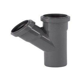 Ostendorf HTsafe Branch DN 50/50 mm 45 Degree HT Pipe